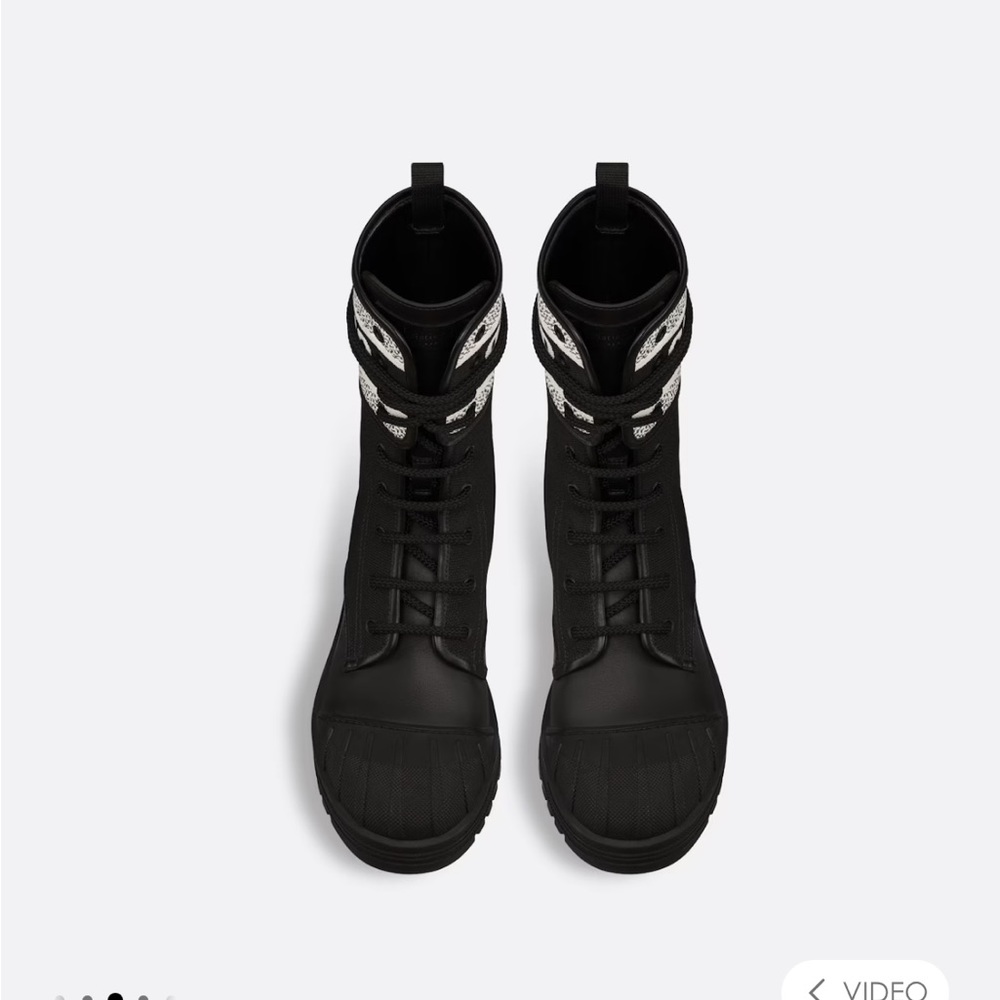 Christian Dior D-MAJOR ANKLE BOOT size 37 black - Picture 2 of 12